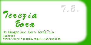 terezia bora business card